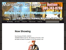 Tablet Screenshot of marathoncinema.com